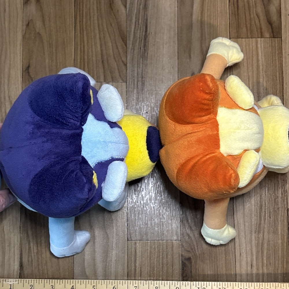 Bluey and Bingo TALKING 12" Plush Stuffed Toys by Moose Set Of 2 Giftable - Picture 6 of 13